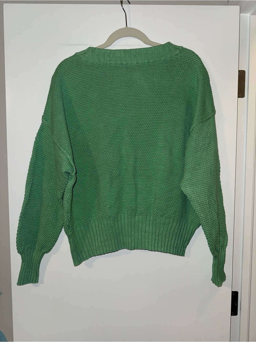 Free People Beach V-Neck Button Front Sweater - Picture 4 of 4